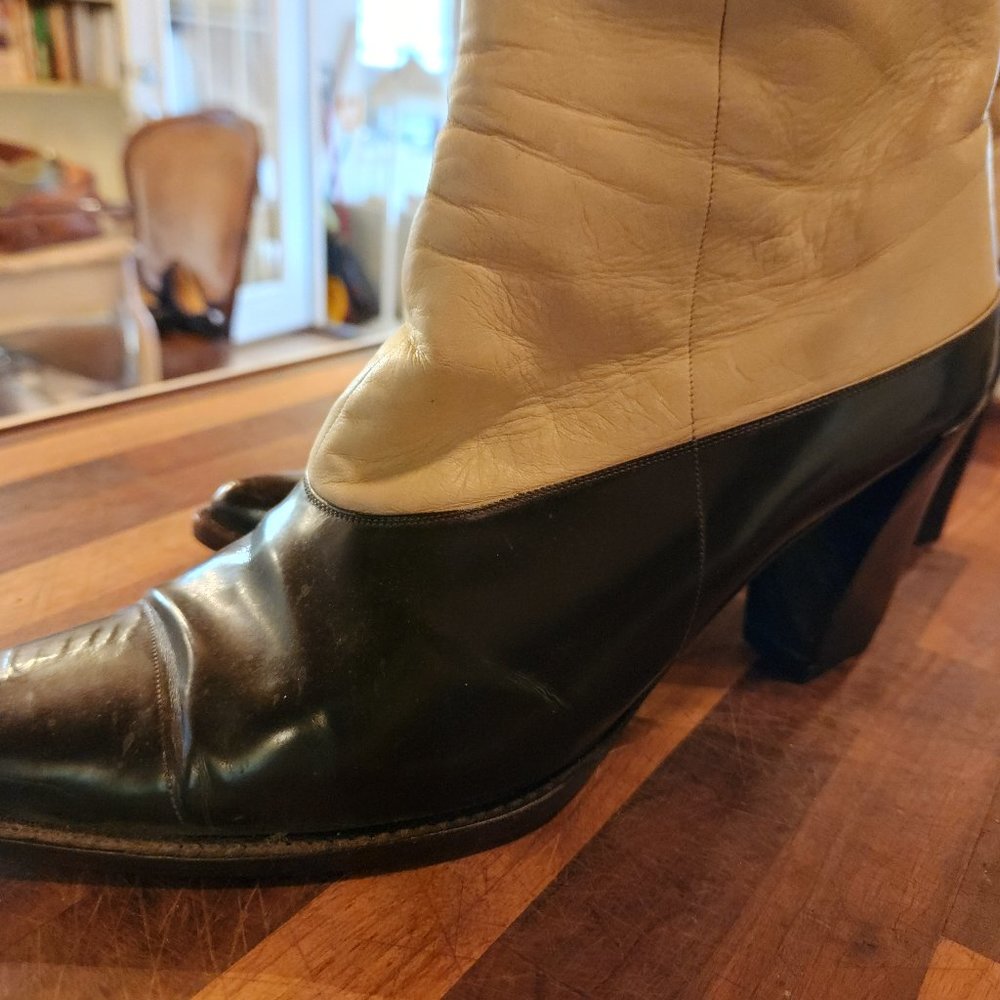 Two toned Prada Ankle Boots